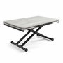 Hanah Home Mesa de Comedor Extensible Lisboa y Negro